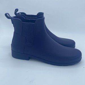 Hunter Blue Chelsea Boots